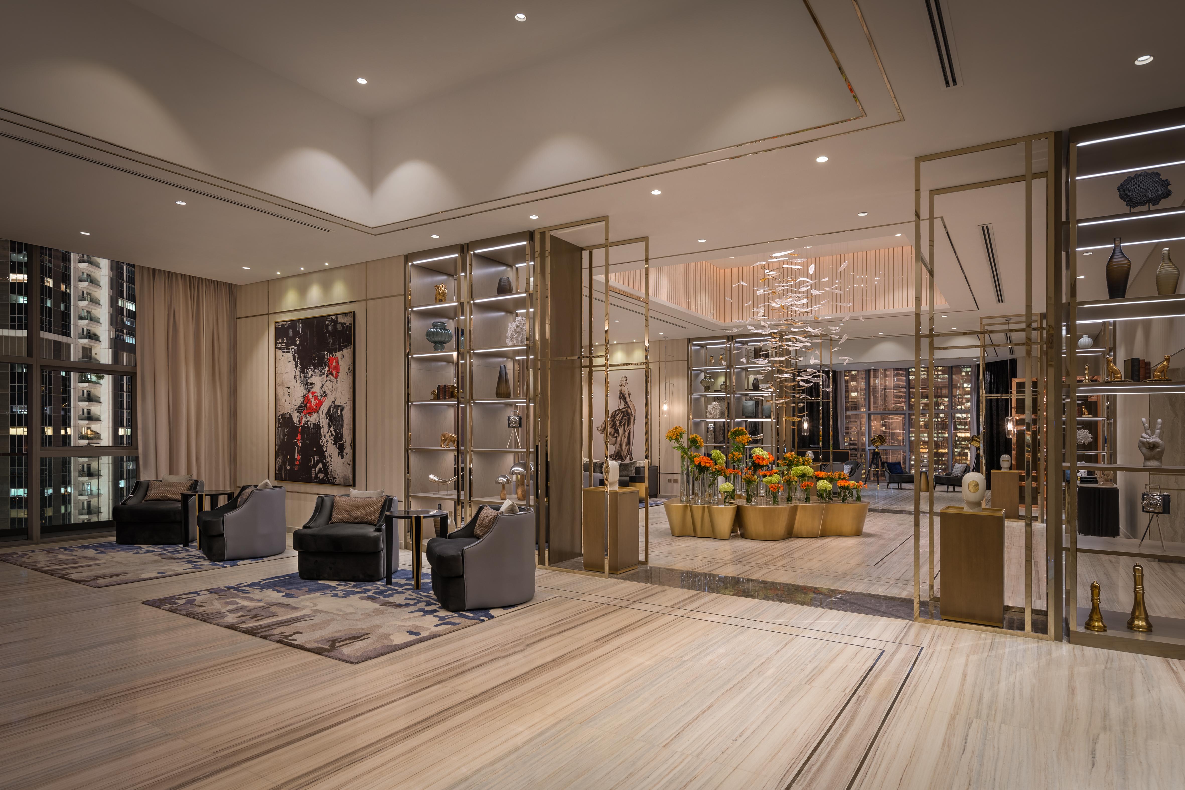 Paramount Hotel Midtown Dubai Eksteriør bilde The lobby